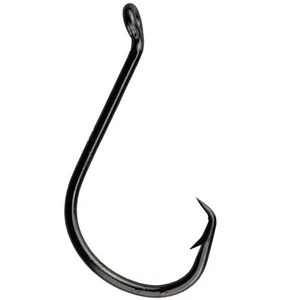 100pc Octopus Circle Hook High Carbon Steel Hook Offset Fishing Hook 7384 1#-2/0 - Picture 1 of 7