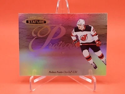 Nolan Foote 2020-21 UD Stature RC #P-50 Proteges Insert NJ Devils Rookie  - Image 1 of 2
