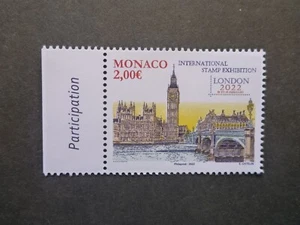 MONACO 2022 International Stamp Exhibition LONDON 2022 Mint Stamp - Bild 1 von 1
