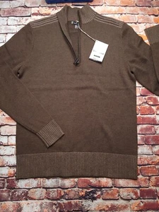 Smartwool Mens Size Medium Summit Lane Half Zip Military Olive Heather Sweater - Picture 1 of 9