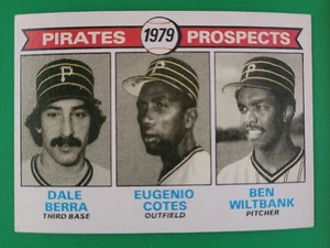 1979 Topps #723 Pirates Rookies DALE BERRA, COTES, BEN WILTBANK NRMT Very Sharp - Picture 1 of 3