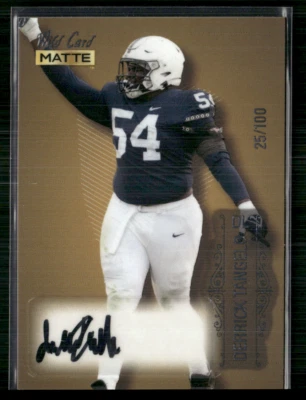 Derrick Tangelo 2022 Wild Card Matte Auto 25/100 - Image 1 of 2