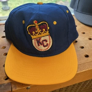 Vintage Kansas City Monarchs Negro League Snapback Hat Cap lid - Picture 1 of 5