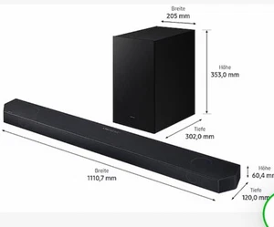 Samsung Soundbar HW-Q710D 3.1.2-Kanal-Surround-Sound & 6.5” Subwoofer (2024) - Bild 1 von 7