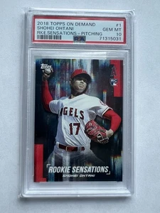 2018 Topps On Demand #1 Shohei Ohtani RC PSA 10 - Picture 1 of 3