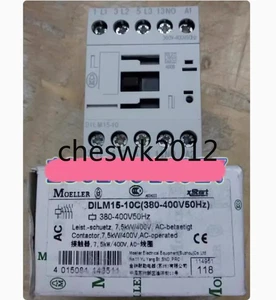 1 PIEZA NUEVO EATON MOELLER DILM15-10C (380-400V50HZ) Contactor - Imagen 1 de 3