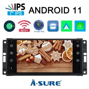 8-Core Android Autoradio GPS BT FM für JEEP Grand Cherokee Chrysler 300C Dodge - Bild 1 von 11