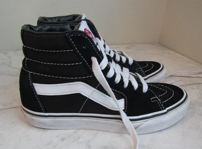 Vans Sk8-Hi Black/White Lace Up Shoes Men's 4 Women's 5.5 EU 35 - Image 1 of 4