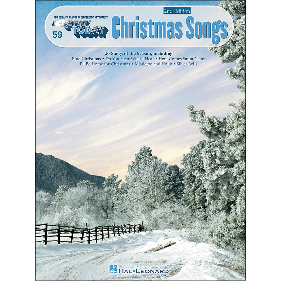Hal Leonard Canciones de Navidad 2ª Edición E-Z Play 59 Foto 1 de 1