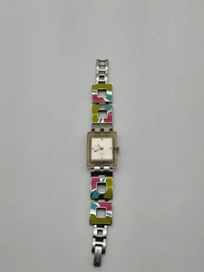 Swatch Irony „Hot Batik Green“ (SUBK145G, 2009) – läuft, neue Batterie – #232 - Bild 1 von 7