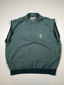 Chaleco de viento de golf Zero Restriction para hombre grande verde hecho en EE. UU. Aloha National - Imagen 1 de 7