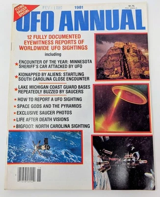 UFO Annual 1981 - 12 Fully Documented Eyewitness Reports (Bagged/Boarded) - Image 1 of 4