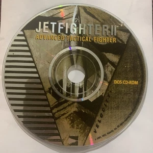 VINTAGE Jet Fighter 2 CD ROM PC DOS SPIEL COMPUTER 1991 nur Disc - Bild 1 von 2