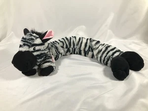 Cozy Hugs Zebra gewichteter beruhigender mikrowellengeeignet abnehmbarer Perlenbeutel 23 Zoll Plüsch - Bild 1 von 23