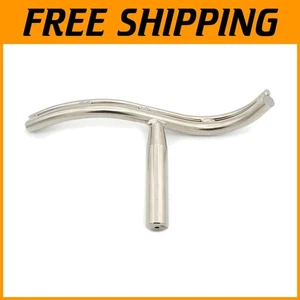 Curved Wood Lathe Turning Tool Rest, Stainless Steel - Picture 1 of 10