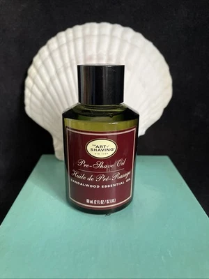 The Art of Shaving 剃须前油檀香木 2 液量盎司/60 毫升 全新无标签 — 第 1/4 张图片