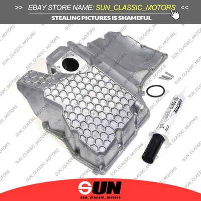 Bandeja de aceite inferior de aluminio del motor 06L103598R para VW Touareg AUDI A4 A5 A6 Q5 2.0T Foto 1 de 4