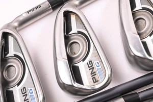 Ping G Series Irons / 5-PW+SW / White Dot / Regular Flex Ping CFS 70 Shafts - Picture 1 of 7