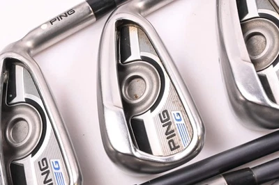 Ping G Series Irons / 5-PW+SW / White Dot / Regular Flex Ping CFS 70 Shafts - Image 1 of 4