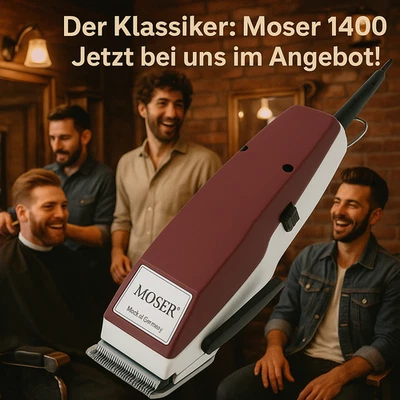 💎Moser 1400 Haarschneider Bartschneider Haarschneidemaschine. Made in BRD 42224 - Bild 1 von 4