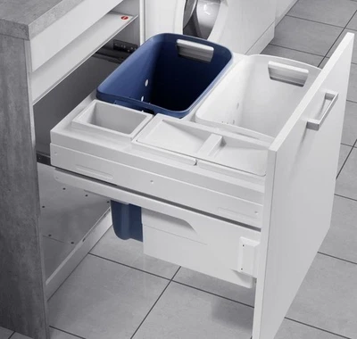 Hailo Wäschesortierer Schrank 60cm Schrankauszug Wäschekorb Einbau Küche *551064 - Bild 1 von 4