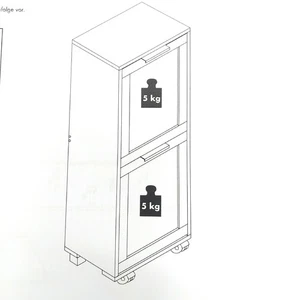 Kesper Univeralschrank Mülltrennsystem Material: Faserplatte Maß - Unvollständig - Bild 1 von 4