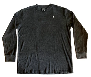 Vtg Southpole Thermal Shirt XXXL Charcoal Y2K Rap Hip Hop Skater Waffle Knit EUC - Picture 1 of 8