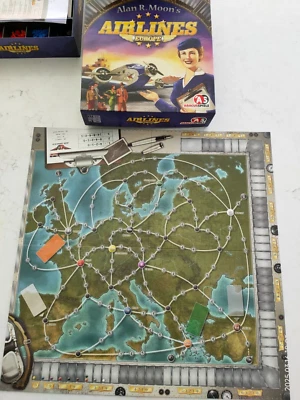Airlines Europe Board Game COMPLETE - Image 1 of 4