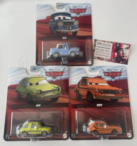 Disney Pixar Cars 2 ACER Grem OTIS 2025 Clear Red Cards Diecast NEU LOT 3 Mint - Bild 1 von 1