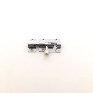 Barrel Bolt Solid Polished Chrome Straight 1.5" / 38mm With Screws - Picture 1 of 1