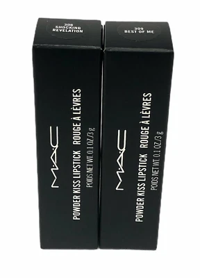 MAC Rouge A Levres Powder Kiss Lipstick (0.10oz/3g) NEW; YOU PICK! - Image 1 of 2