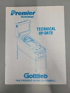Gottlieb Premier Technology Pinball Technical Up-Date ORIGINAL! - Picture 1 of 4