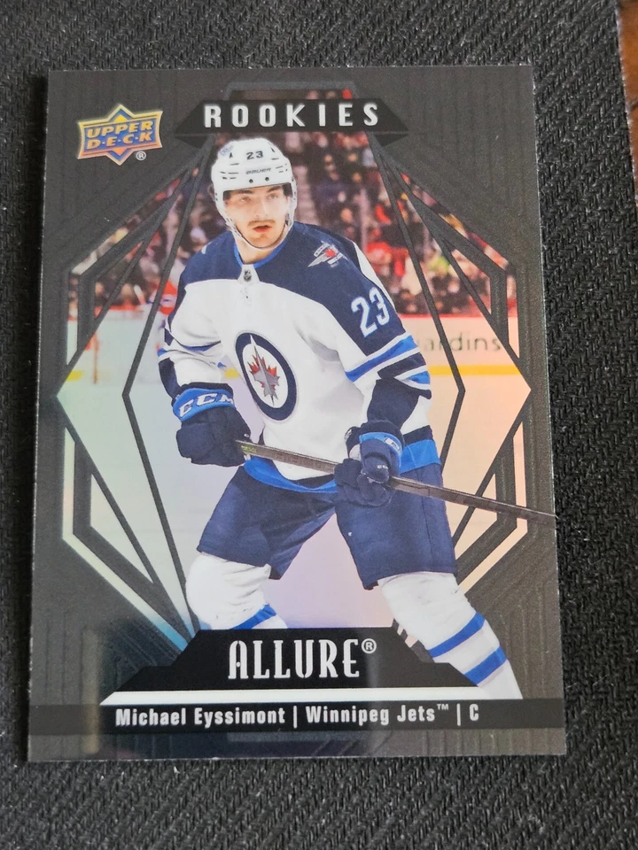 2022-23 Upper Deck UD Allure MICHAEL EYSSIMONT #107 BLACK RAINBOW Rookie RC - Image 1 of 1