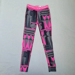 Kari Traa Womens Leggings Size S Gym Running Jogging Yoga Sport Geometric Retro - Picture 1 of 19
