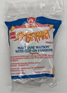McDonald's Spider-man Mary Jane Watson with Clip-on Happy Meal Toy #5 1995 - Picture 1 of 2