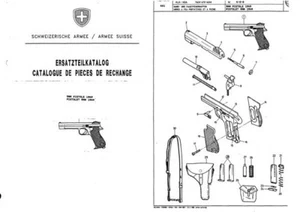 SIG P210 Parts Manual (German) - Picture 1 of 1