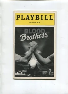 Vintage Broadway PLAYBILL 1994 BLOOD BROTHERS Carole King Adrian Zmed - Picture 1 of 1