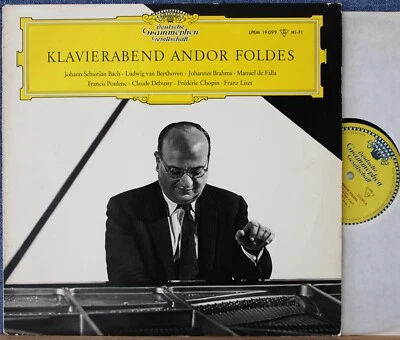 Foldes. Bach, Beethoven,  Brahms, Poulenc, Debussy, etc. DGG 19 099 LPEM. NM - Image 1 of 2