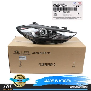 OEM HID DRL Headlight RIGHT PASSENGER for 2018 Hyundai Elantra Sport 92102F2400 - Picture 1 of 11
