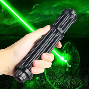 Grüner Laserpointer - schwarzes Metallgehäuse - Long Version - Bild 1 von 5