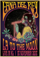 Singer Lana Del Rey Tour Poster La To The Moon Print Wall Art Room Decor