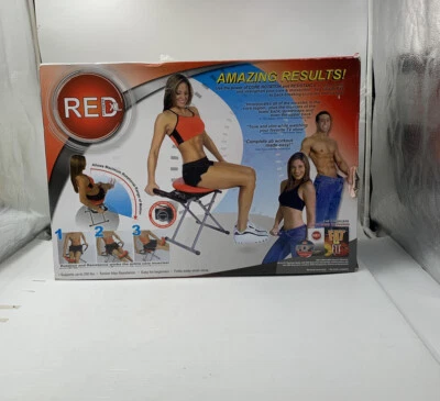 RED XL Fitness Ab & Core Machine Abdominal Exercise Equipment Seat And Handles - Image 1 of 4