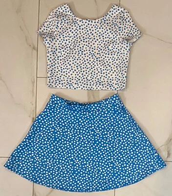 女孩 Lilly Pulitzer 2 件套裙套装,尺寸 16 - LN 二手状况完好 — 第 1/4 张图片