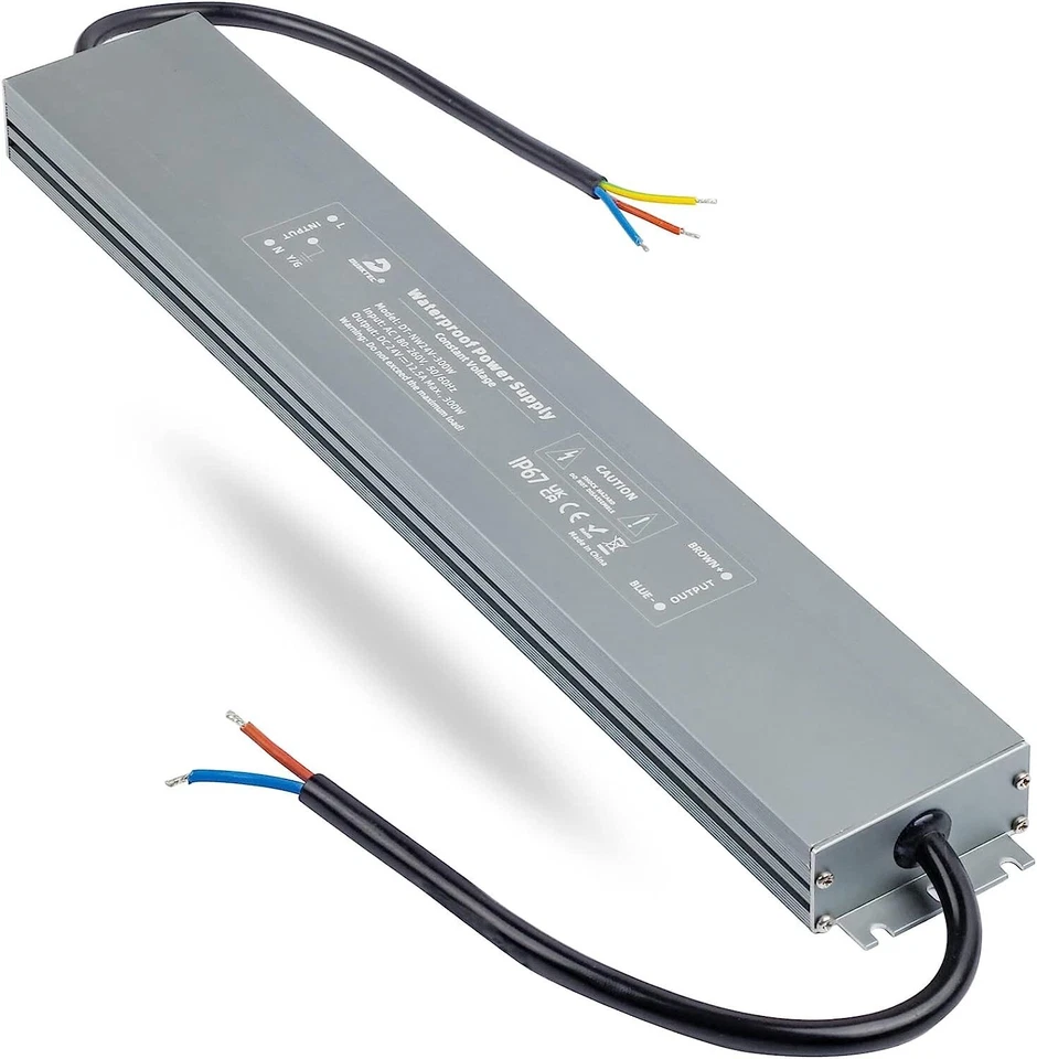 Trasformatore da Esterno Waterproof DT-NW IP67 AC220V DC24V Potenza 300Watt Max - Immagine 1 di 4