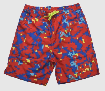 Pantalones Cortos Tejidos LRG Lifted Research Group Para Hombres Rojo Digi Glitch Nuevos con Etiquetas S, M, XL Foto 1 de 4