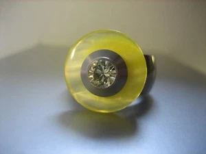 Disco - Amarillo "P2" - Compatible con anillo Charlotte 21 - Accesorios joyería intercambiable - Imagen 1 de 1