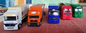 5 Modell-LKW ca. 1:87 H0 Konvolut ohne OVP - Bild 1 von 4