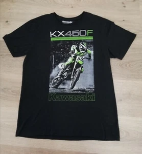 Kawasaki Licensed Tee Shirt by Kawasaki Motors PTY LTD Motor Bike L Black - Picture 1 of 5