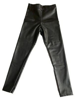 Faux Leather Leggings Girls size 8 - Image 1 of 4
