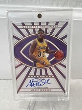 MAGIC JOHNSON 2022 National Treasures Peerless Bronze On Card Auto /25 HOF